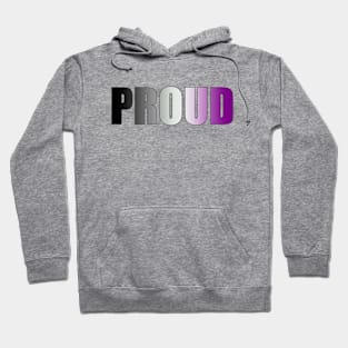 Asexual Flag 'PROUD' Hoodie